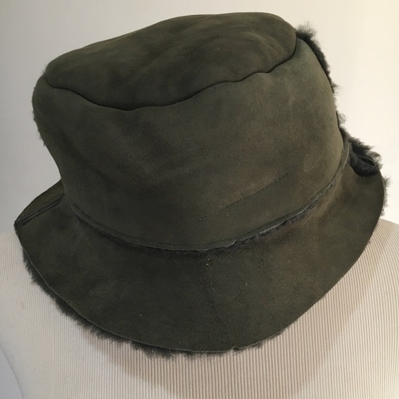 shearling bucket hat